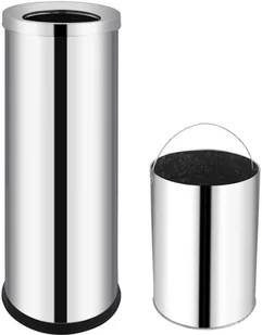 FENIKS vidaXL Hotelowy stal nierdzewna, 32 L vidaXL - Kosze na śmieci - miniaturka - grafika 2