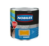 Farby do metalu - Akzo Nobel Farba do metalu i drewna Ftalonal orzech jasny 0,25L NOBILES AADTJP - miniaturka - grafika 1