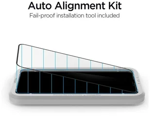 Spigen Szkło Align Master Glas.tR FC do Apple iPhone X/Xs/11 Pro black AGL00114 - Szkła hartowane na telefon Spigen Szkło Align Master Glas.tR FC do Apple iPhone X/Xs/11 Pro black AGL00114 - Szkła hartowane na telefon - miniaturka - grafika 2