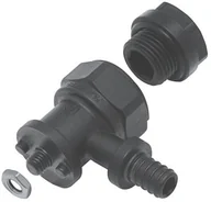 Akcesoria hydrauliczne - KAN-therm Podejście do baterii PPSU PUSH z korkiem tworzywowym krótkim - 18x2,5 G1/2" HAL951 - miniaturka - grafika 1