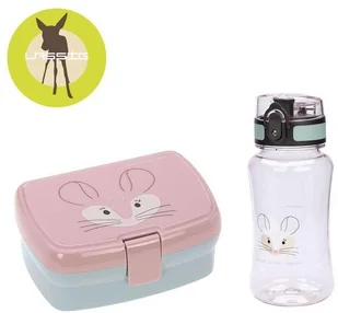 Lassig Szynszyla - Zestaw na lunch Lunchbox + Tritanowa butelka - bidon 460 ml About Friends Szynszyla - Lassig 1210057329 - Zestawy naczyń dla dzieci - miniaturka - grafika 13