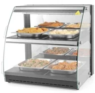 Szafy i witryny chłodnicze - Hendi Witryna grzewcza kwarcowa dwupoziomowa 233962 - miniaturka - grafika 1