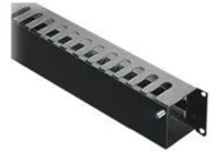 Szafy rack - Rittal rack cable management panel with cover - 2U 5502235 - miniaturka - grafika 1