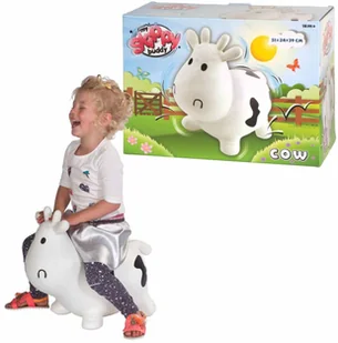 Van der Meulen My Skippy Buddy Zwierzątko do skakania Cow, biały, KH1-23 - Zabawki na biegunach - miniaturka - grafika 4