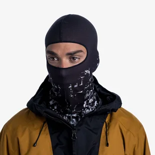 Buff Kominiarka EcoStretch Balaclava PHYS BLACK 126748.999.10.00 - Czapki i chusty sportowe damskie - miniaturka - grafika 4