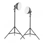 Lampy studyjne - CineGEN Zestaw 2 lamp LookRound 36W z dyfuzorem CGDIF-2382 - miniaturka - grafika 1