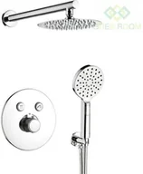 Baterie podtynkowe - Laveo Volumo - komplet natryskowy z baterią podtynkową termostatyczną BAV 70TP - miniaturka - grafika 1