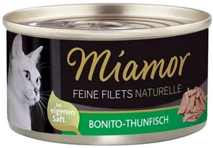 Miamor Feine Filets Naturelle filety mięsne smak tuńczyk bonito 80g - Mokra karma dla kotów - miniaturka - grafika 2
