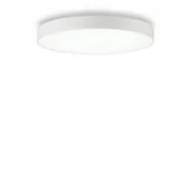 Lampy sufitowe - Ideal Lux Plafon Halo PL1 D60 3000K 223223 nowoczesna oprawa sufitowa w kolorze białym 223223 - miniaturka - grafika 1