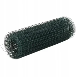 GSTORE Siatka stalowa powlekana PVC 25 x 0,5 m kwadratowa zielona GS-143631 - Ogrodzenia - miniaturka - grafika 2