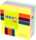 Etykiety samoprzylepne i bloki etykiet - StickN HOPAX Karteczki samoprzylepne 76x76/400 pastel neon 21539 - miniaturka - grafika 1