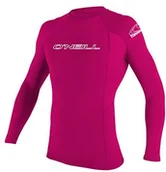 Pływanie - ONEILL WETSUITS O'Neill wetsuits koszulka dziecięca Basic Skins L/S Crew, różowy, 6 3346-182-6 - miniaturka - grafika 1