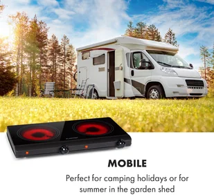 Płyta elektryczna Klarstein CP10-CookBuddy-BK - Płyty elektryczne - miniaturka - grafika 5