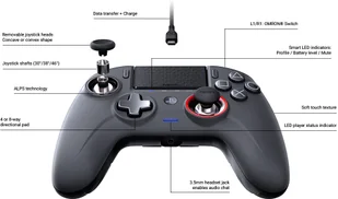 NACON Pad Revolution Unlimited PRO - Kontrolery do Playstation NACON Pad Revolution Unlimited PRO - Kontrolery do Playstation - miniaturka - grafika 4