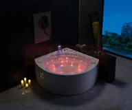 Wanny z hydromasażem - Zepehof Wanna z hydromasażem EB-8005 narożna EB-8005 - miniaturka - grafika 1