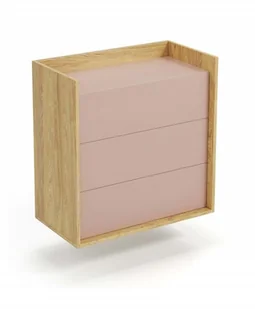 Halmar Mobius komoda 3S 78x48x83 cm) róż meble modułowe - Meble modułowe i akcesoria - miniaturka - grafika 5