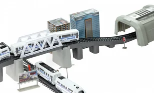 Kolejka Pociąg PENDOLINO - tunele,tory,mosty KX7771 - Pociągi dla dzieci - miniaturka - grafika 7