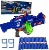 Zabawki militarne - Hasbro Blaze Wyrzutnia Karabin Automat na naboje piankowe - miniaturka - grafika 1