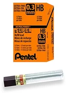 Ołówki - Pentel 300-HB wysoce akumulator litowo-polimerowy wkład zamienny ekstra mocna w 12er HB 0,3 MM rura 12 lampy 300-HB - miniaturka - grafika 1