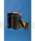 Wyposażenie miejsc publicznych - Kaseta ścienna obrotowa z taśmą ostrzegawczą 4,5m - miniaturka - grafika 1