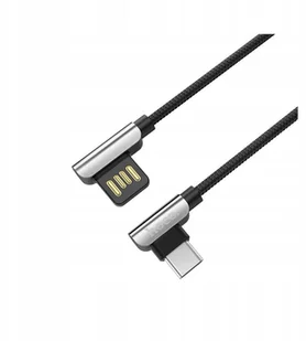 Hoco Kabel Przewód Kątowy Usb-c Nylon 1,2M 2,4A - Kable USB - miniaturka - grafika 2