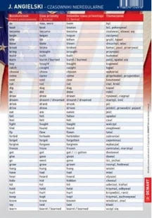 Ściągawka Język ang Czasowniki nieregularne Nowa - Atlasy i mapy Ściągawka Język ang Czasowniki nieregularne Nowa - Atlasy i mapy - miniaturka - grafika 1