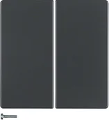 Systemy inteligentnych domów - Berker Hager Hager KNX RF Q.1/Q.3 antracyt przycisk 2-krotny quicklink B_85146126 - miniaturka - grafika 1