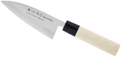 Noże kuchenne - Satake S/d 12 Cm Jasnobrązowy Nóż Leworęczny Deba Ze Stali Nierdzewnej - miniaturka - grafika 1