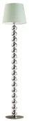 Lampy stojące - Lysne Lampa podłogowa BANGKOK abażur miętowy stelaż srebrny 1711026 - miniaturka - grafika 1