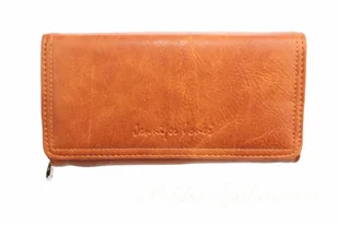 Jennifer Jones Portfel Damski Skóra Ekologiczna Z Teksturą Średni Z Suwakiem Wewnątrz 1108 - Portfele - miniaturka - grafika 5