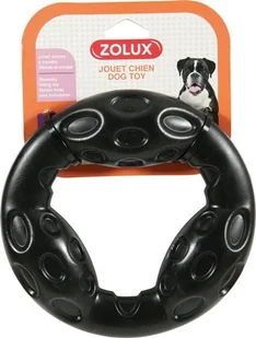 Zolux Zabawka TPR BUBBLE kółko 18 cm kol. czarny Dostawa GRATIS od 99 zł + super okazje - Zabawki dla psów - miniaturka - grafika 2