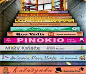 Pomoce naukowe - Naklejki na schody - lektury szkolne dla klas 4-8 ES071 - miniaturka - grafika 1