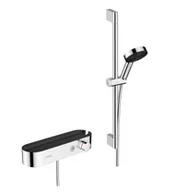 Zestawy prysznicowe - Hansgrohe Pulsify Select Relaxation Zestaw prysznicowy natynkowy termostatyczny chrom 24260000 - miniaturka - grafika 1