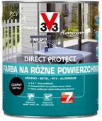 Farby do metalu - V33 Farba Direct Protect czarna 2 5 l 112689 - miniaturka - grafika 1