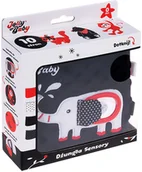 Instrumenty muzyczne dla dzieci - Jollybaby Jollybaby Książeczka materiałowa Dżungla Sensory 80567 JB 80567 - miniaturka - grafika 1