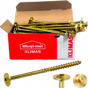 Wkręty Ciesielskie 8x240 Torx Łeb Talerzowy 50szt - Inne akcesoria dekarskie - miniaturka - grafika 3