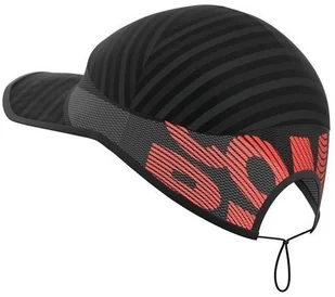 Compressport czapka biegowa z daszkiem PRO RACING CAP czarna - Czapki i chusty sportowe męskie - miniaturka - grafika 5