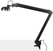 Lampy kosmetyczne - ACTIVESHOP LAMPA WARSZTATOWA LED ELEGANTE 801-TL Z IMADEŁKIEM REG. NATĘŻENIE I BARWA ŚWIATŁA BLACK AS_128285 - miniaturka - grafika 1