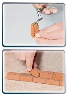 Teifoc Budowle z cegiełek: Mały Zamek, 2 plany, 120 elem. T4250503610626 - Klocki - miniaturka - grafika 5