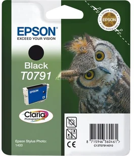 Epson Tusz Stylus Photo 1400 T0791 Black 11ml - Dodatki do drukarek i skanerów - miniaturka - grafika 2