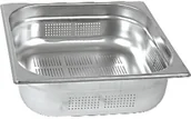 Pojemniki i kosze gastronomiczne - Stalgast Pojemnik Gn 1/2 perforowany 265 x 325 mm / H: 150 mm / V: 8,5 l / 12215 - miniaturka - grafika 1