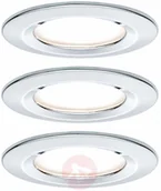 Oprawy, klosze i abażury - Paulmann 3 szt.spot LED Nova okrągły,IP44,chrom - miniaturka - grafika 1