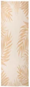 Dywany zewnętrzne - vidaXL Dywan zewnętrzny o płaskim splocie, 80x250 cm, wzór w liście - miniaturka - grafika 1