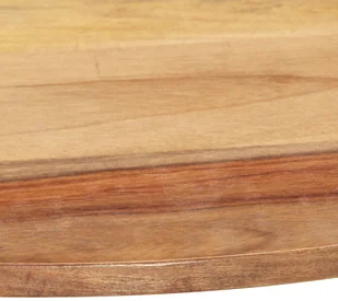vidaXL Blat stołu, lite drewno sheesham, okrągły, 15-16 mm, 70 cm vidaXL - Blaty meblowe i parapety okienne - miniaturka - grafika 2