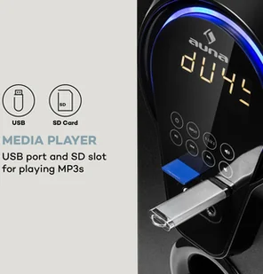 Auna Areal 525 DG, system surround 5.1, 125 W RMS - Głośniki i kolumny - miniaturka - grafika 5