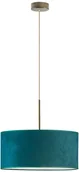 Lampy sufitowe - LYSNE Nowoczesny zwis SINTRA VELVET fi 40 cm kolor zieleń butelkowa 14531V/8 kolor zieleń butelkowa - miniaturka - grafika 1