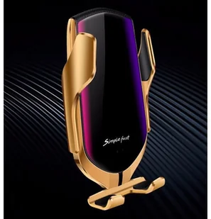 Braders Automatyczny uchwyt samochodowy na telefon złoty - Uchwyty samochodowe do telefonów Braders Automatyczny uchwyt samochodowy na telefon złoty - Uchwyty samochodowe do telefonów - miniaturka - grafika 3