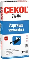Zaprawy budowlane - Cekol Zaprawa Wyr$40wnuj$41ca  Zw-04 25 Kg - miniaturka - grafika 1