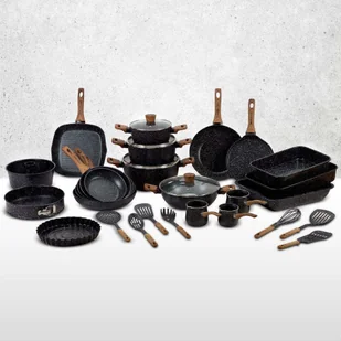 NAVA Patelnia granitowa NATURE do smażenia jajek naleśników pancakes na jajka 26 cm 10-144-113 - Patelnie - miniaturka - grafika 10