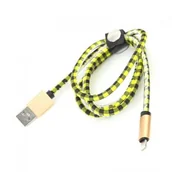 Kable USB - Kabel USB Platinet USB A Lightning M/M 1m $20ty - miniaturka - grafika 1